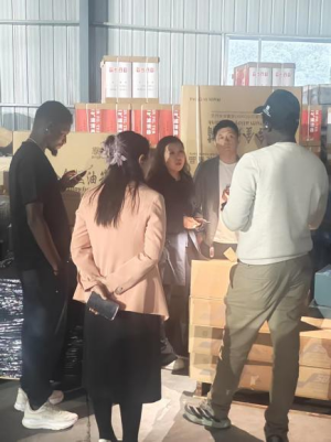 Distribuidor líder de peças automotivas do Senegal, GKP, visita armazém: encomenda peças sobressalentes HOWO e SHACMAN em massa com remessa imediata